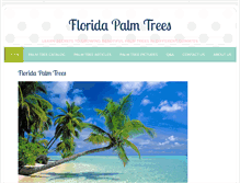Tablet Screenshot of florida-palm-trees.com